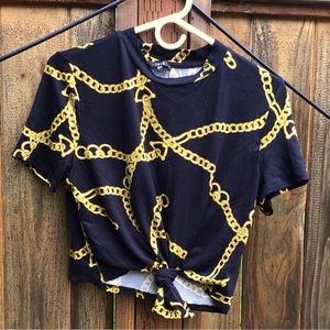 Iris Knotted Crop Top size L